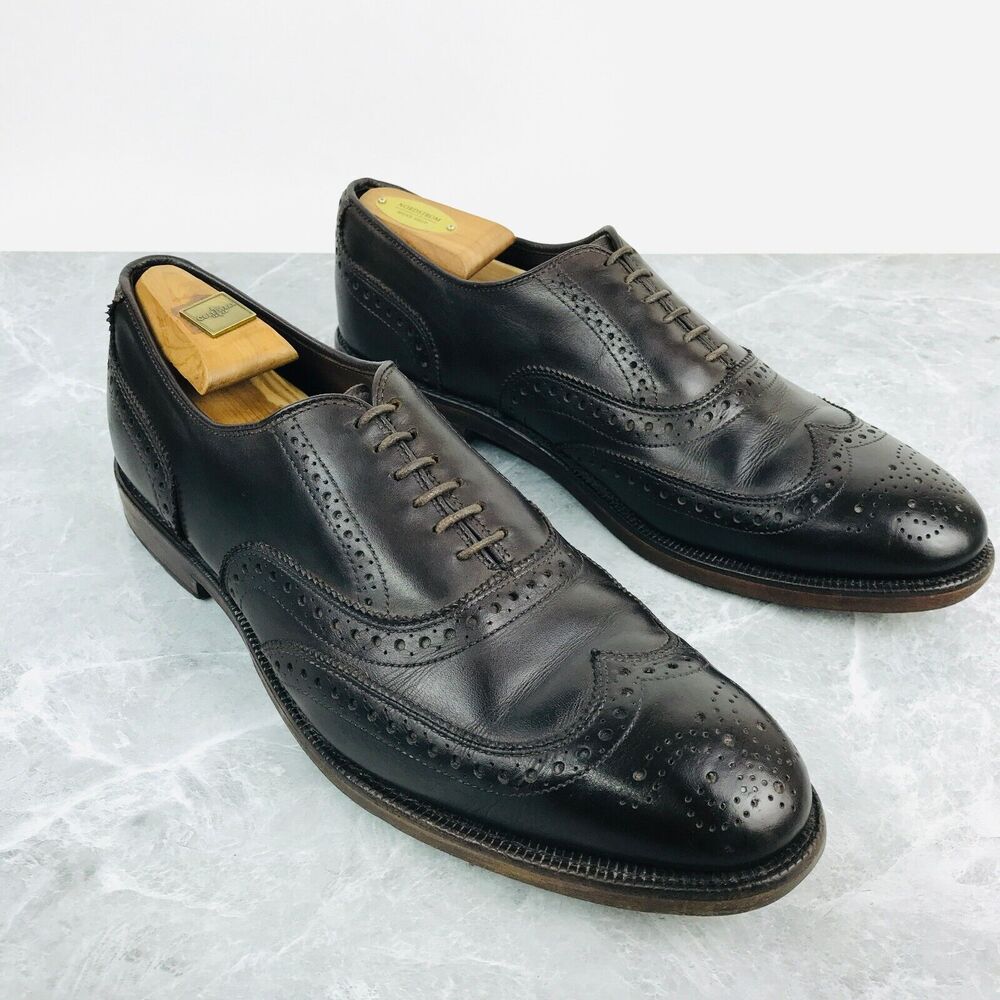 Allen Edmonds Jefferson Independence Wingtip Oxfords Mens Size‎ 10.5 Dress Shoes - Picture 2 of 12